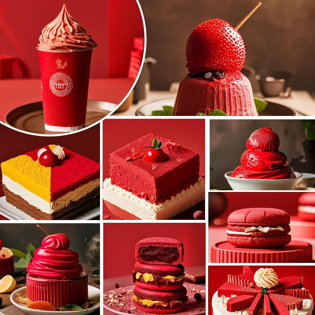 Colorant alimentar roșu, 26g, colorant alimentar concentrat, colorant alimentar pe bază de ulei, colorant alimentar concentrat fără zahăr, colorant alimentar lichid pentru copt - pentru unt de cacao, cremă de unt