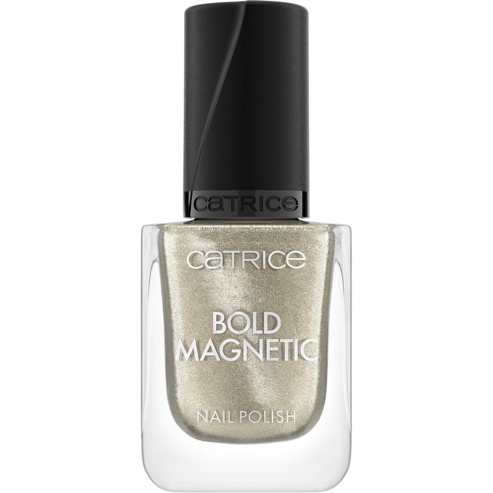 Catrice Bold magnetic nail polish, no. 030, Gold, Metallic, Vegan, Microplastic Free, Fragrance Free, Paraben Free, 1 Pack (10.5ml)