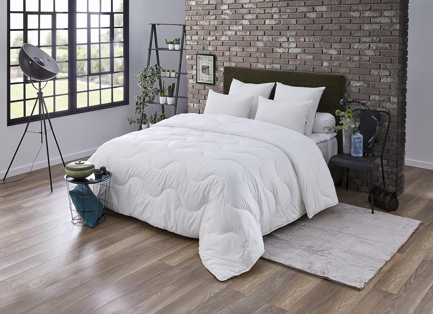 Maxiconfort Ultra duvet, warm, synthetic fiber, 260 X 240 cm, white Duvets and quilts Naty Shop 140/200 Modern