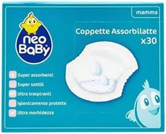 Neo Baby, Breast milk absorption cups, 30 pcs Food and Breastfeeding Accessories Bebe Naty Shop