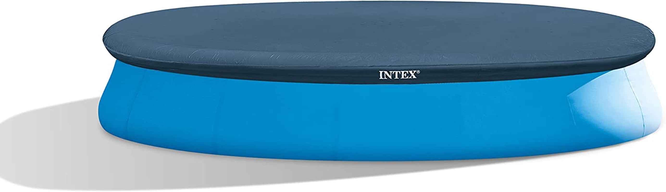 Intex 28021 - Prelată pentru piscină rotundă Easy Set, PVC, albastră, ⌀ 305 cm
