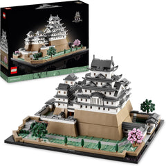 LEGO Architecture Himeji Castle Model Kit for Adults Landmark Collection Creative Gardening and Japanese Culture Fan Set with Cherry Blossom Tree Gift for Him and Her 21060 Building Sets Besuche den LEGO-Store Single
