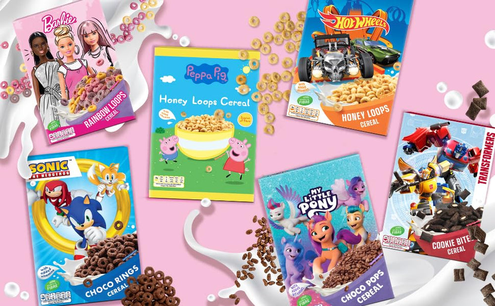 Hot Wheels Honey Loops Crunchy Whole Grain Breakfast Cereal with Added Vitamins, 1 Pack (1 x 375g)