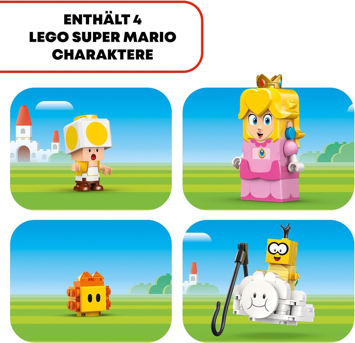 LEGO Super Mario Adventures With Interactive Peach, Children's Playset with Yellow Toad, Nintendo gift for boys, girls and all players from 6 years 71441 Building sets Besuche den LEGO-Store