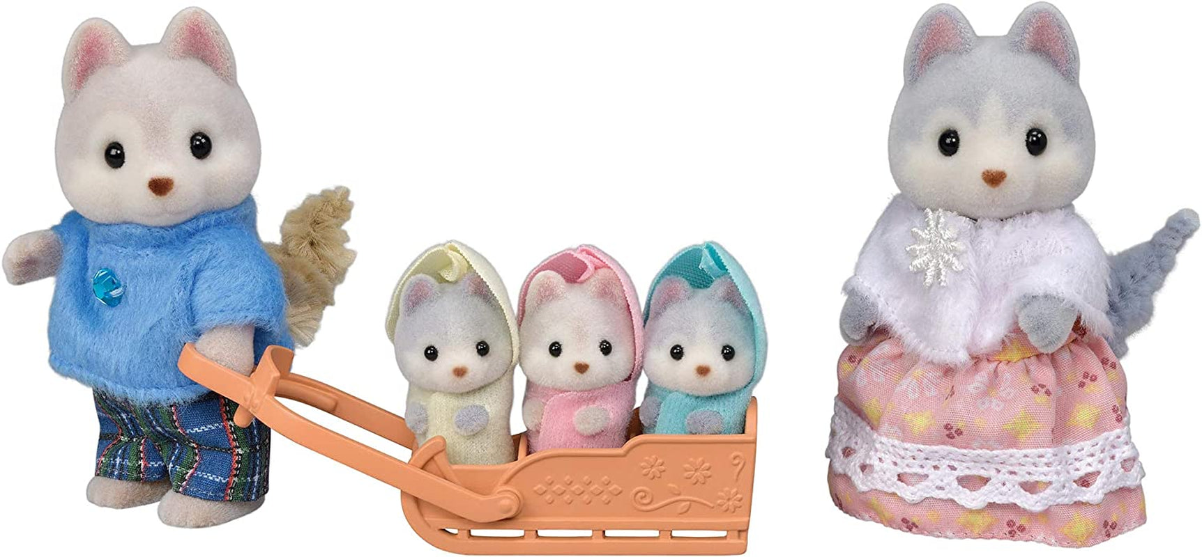 Sylvanian Families L5636 Familia Husky Papusi Naty Shop Titlu implicit