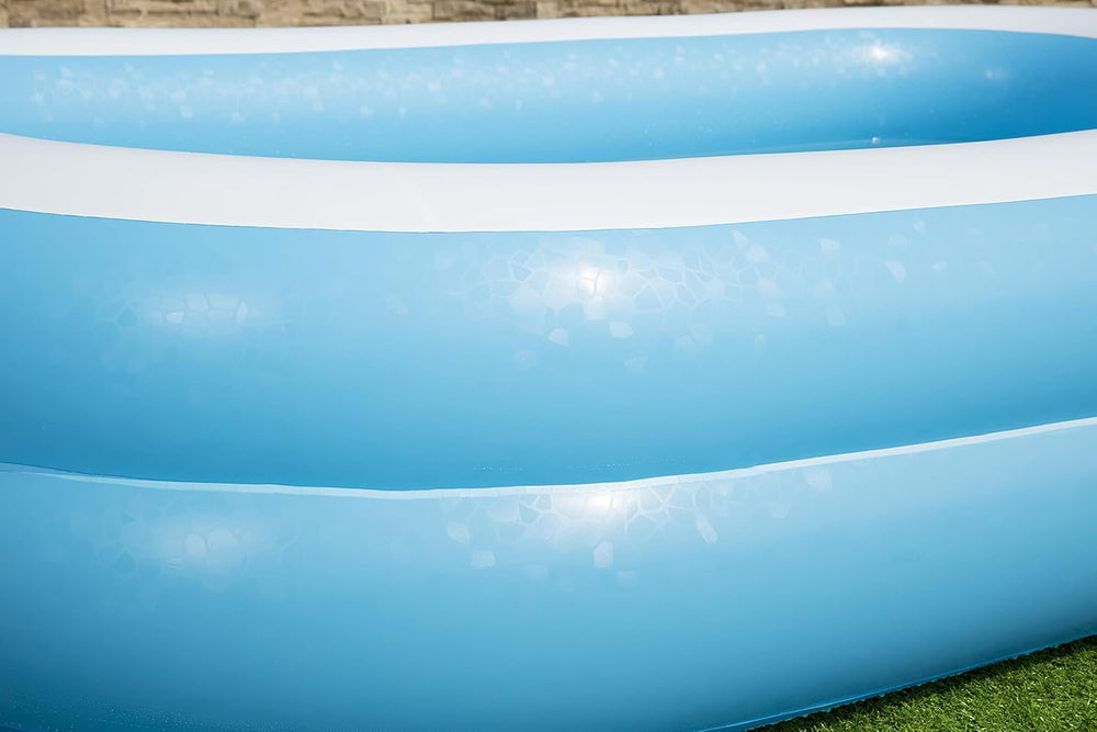 Bestway Family Pool, Rectangular Children's Pool, Easy to Assemble, Color, 262 x 175 x 51 cm