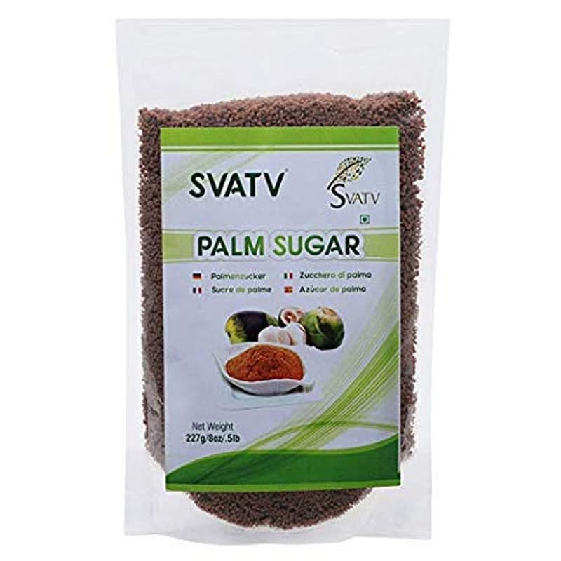 SVATV Brown palm sugar powder, 227 grams Sweeteners Naty Shop