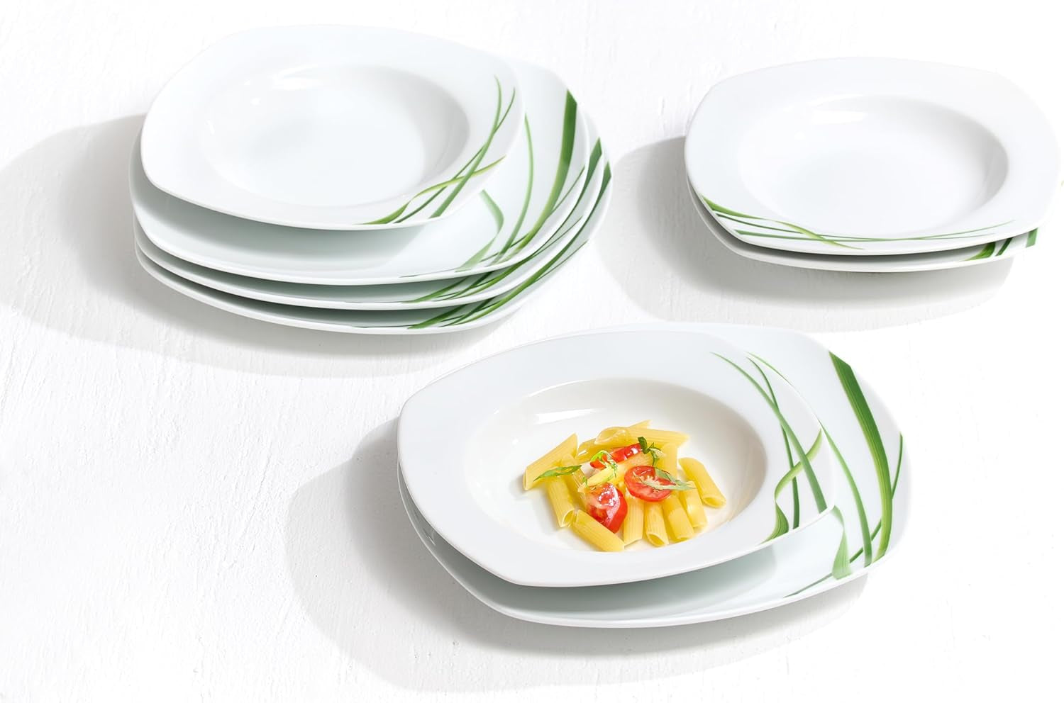 Ritzenhoff & Breker Tafelservice Gianna, 12-Teilig, Porzellan, Weiß Tableware sets Naty Shop