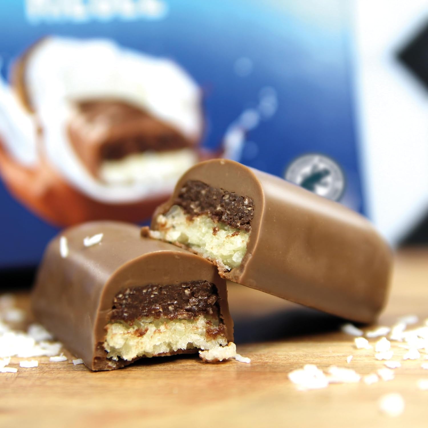 frankonia CHOCOLATE WITH NO ADDED SUGAR chocolate bars and coconut, 100 g (3x33 g)