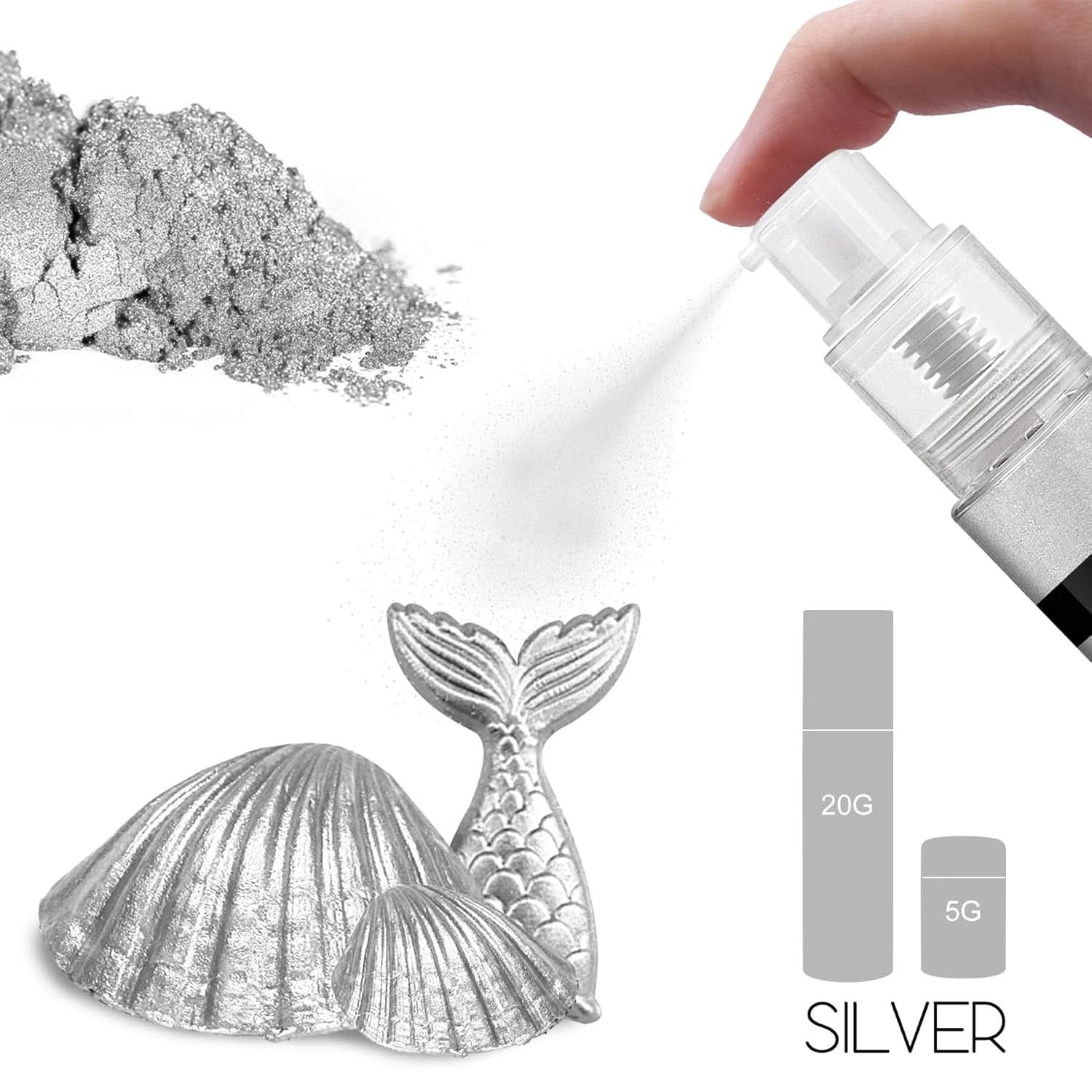 Edible glitter spray, 20 grams Naty Shop