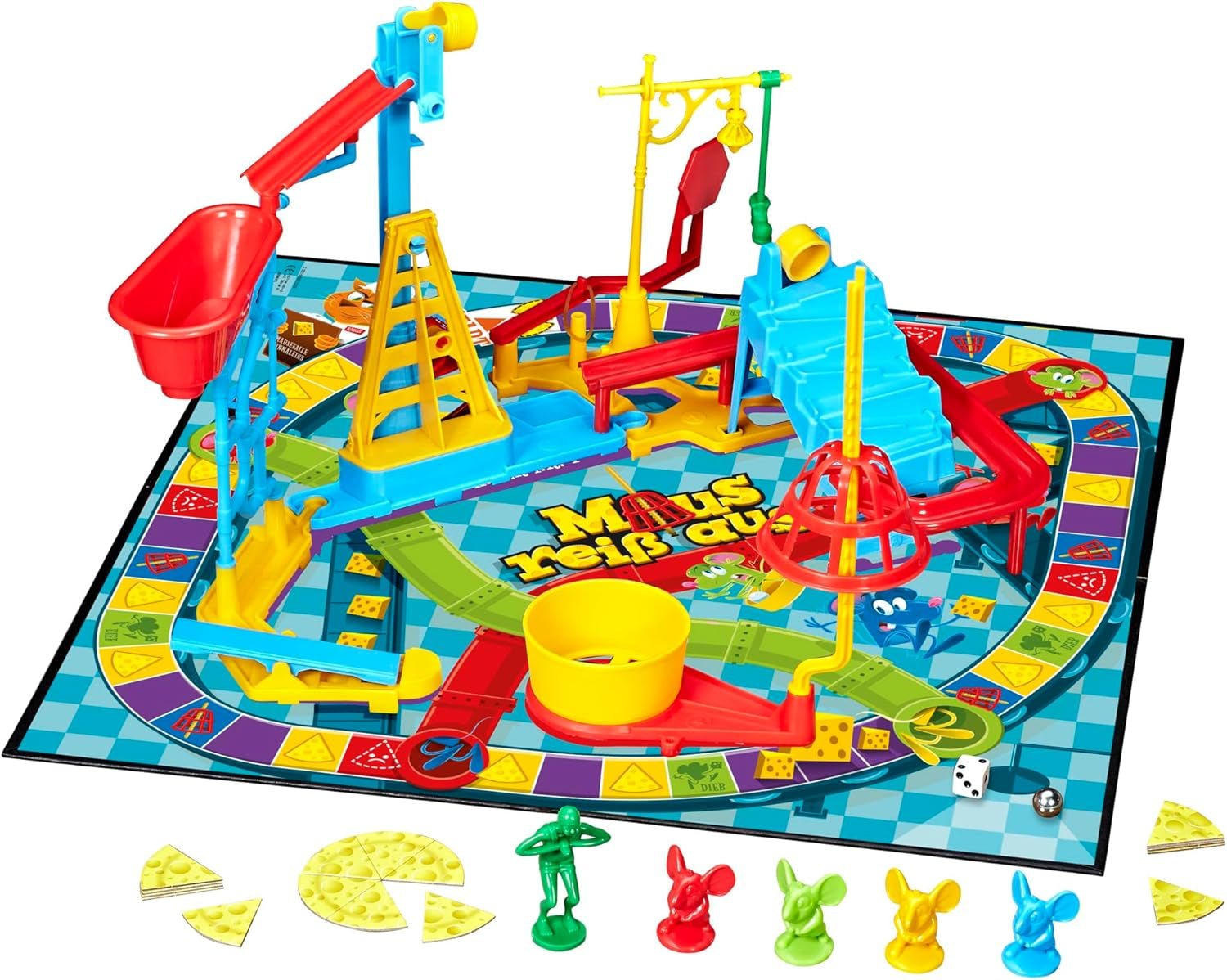 Mouse Run Away, un joc de familie pentru 2 până la 4 jucători, un joc de societate multiplayer clasic cu configurare simplă pentru copii cu vârsta de 6 ani și peste, un joc de societate pentru familie