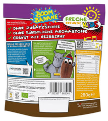 FRECHE FREUNDE KIDS, Bobs & DIKKAs Crunchy Banana Cocoa Muesli, Crunchy Chocolate Muesli for Kids, Low Sugar, No Additives, 100% Vegan, 6 Pieces (6 x 280g)