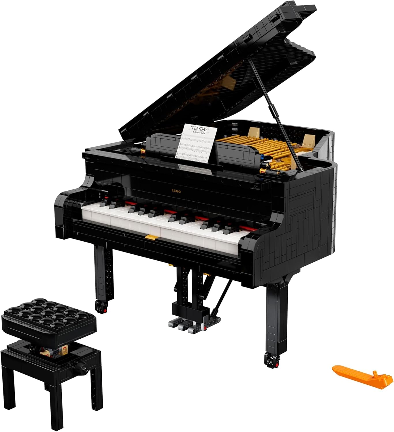 LEGO Ideas Concert Wing (21323); Bauset; Ihr eigener Konzertflügel; tolles Modellbauprojekt estimated Pianisten, Musiker, Musikliebhaber oder Bastler (3.662 Teile)