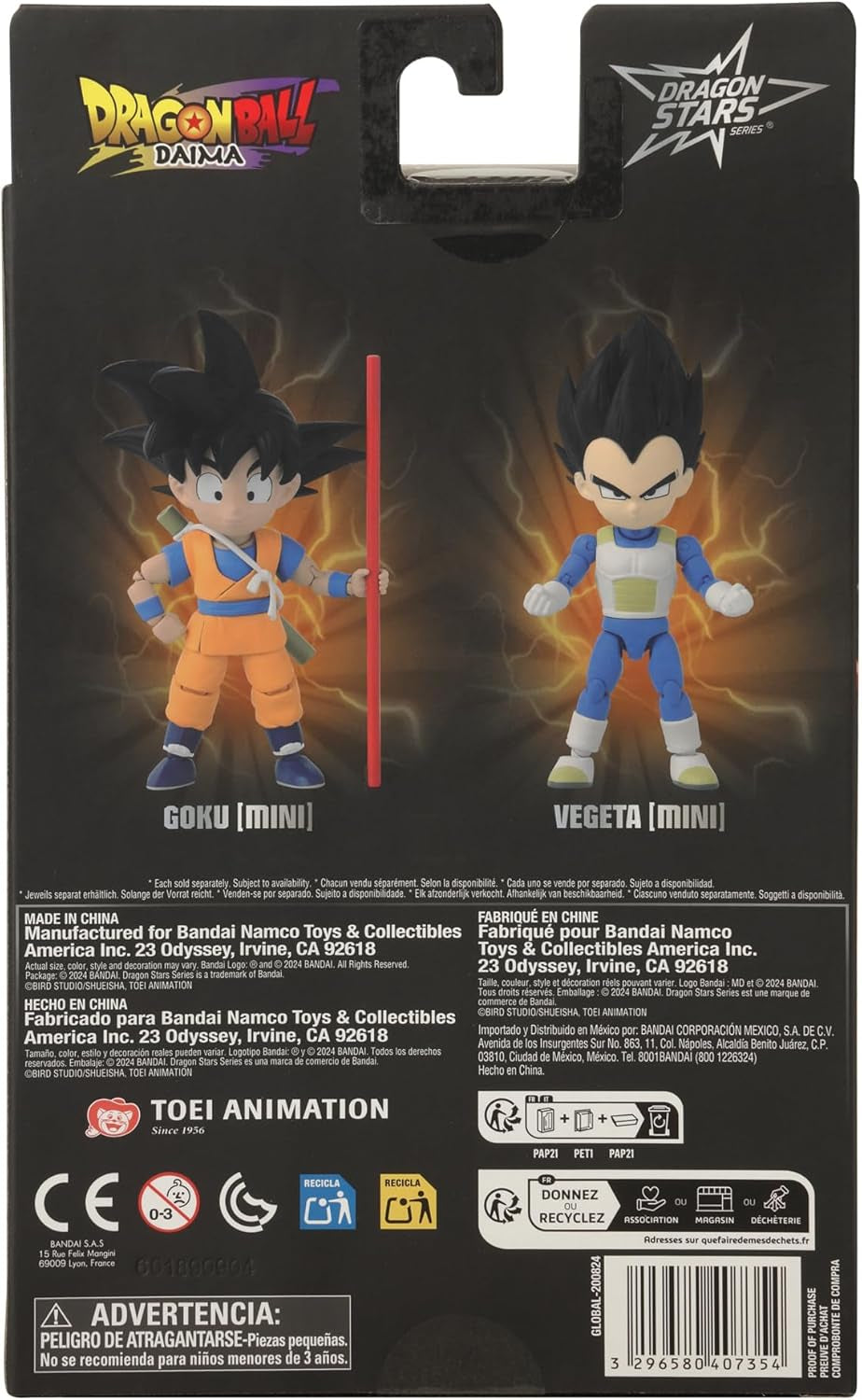 BANDAI - Dragon Ball Daima Kid Goku - Dragon Star Figure 17 cm - Kid Goku Figure with Accessories - Official Dragon Ball License - Movable Mini Goku Figure - Toy from 4 Years - 40735 Action figures Naty Shop