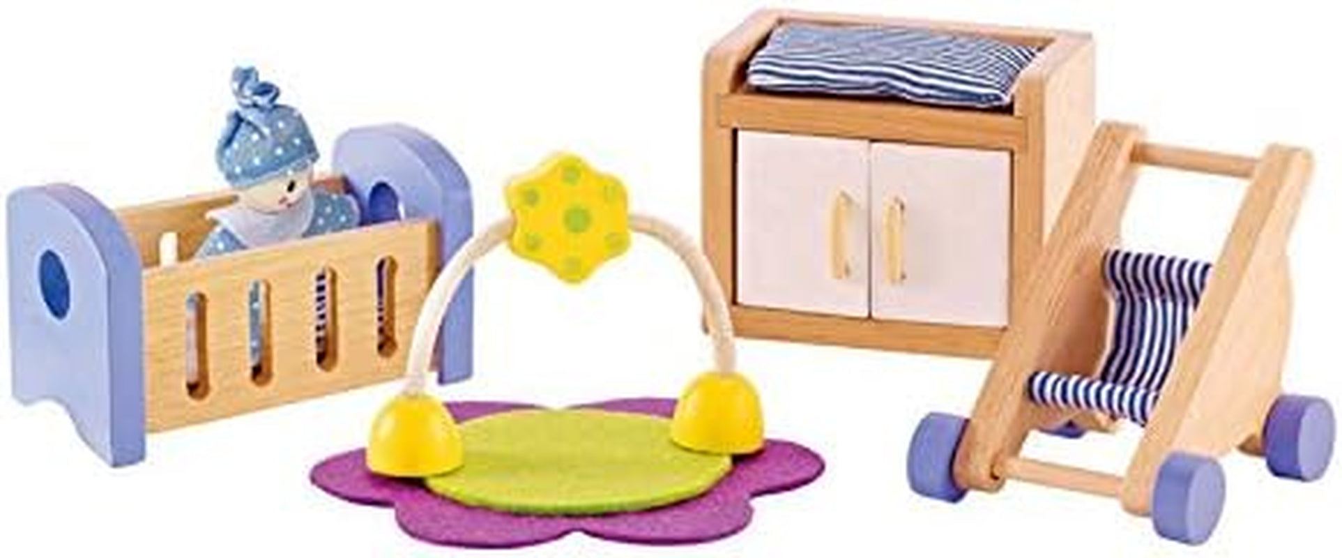 Hape E3459 - Children's room, small Naty Shop doll houses