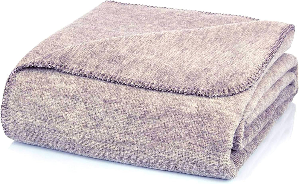 Glart comfortable blanket Flower of Life Pink-Ecru XL, 150X200 Cm, extra fluffy as a sofa blanket sofa blanket, yoga blanket life blanket blanket, plush sofa throw Beds and Blankets Glart Grey-crumpled 150X200Cm