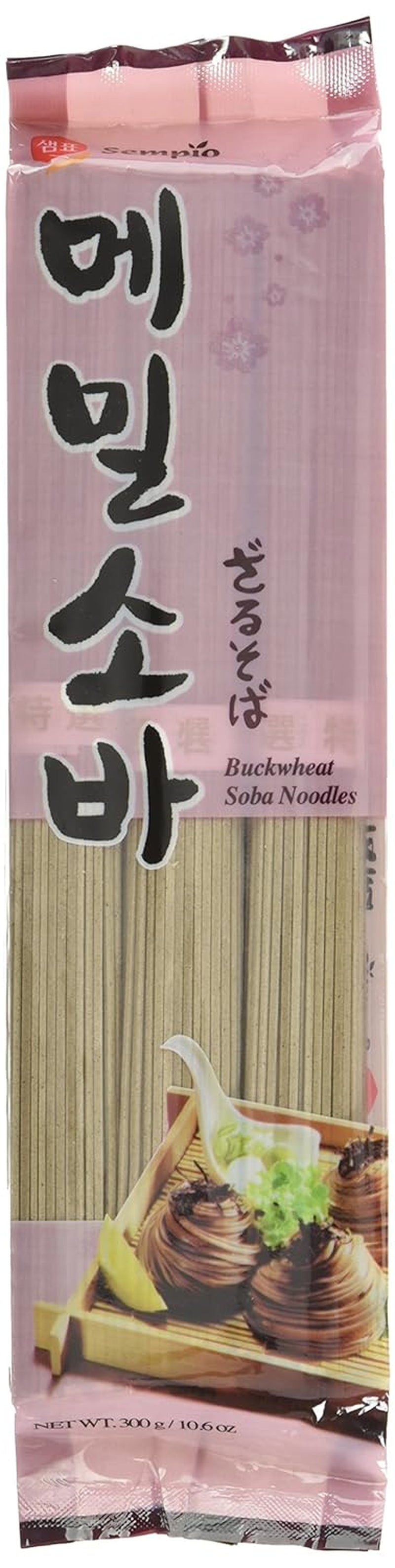Sempio Buckwheat Noodles (Stove), Pack of 4 (4 x 300g)