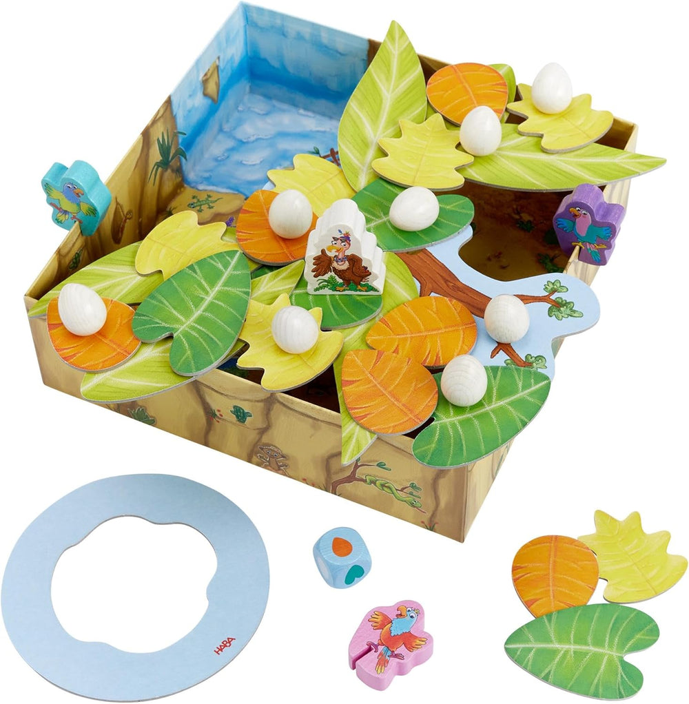 HABA Woe is me, Lady Eagle! – Exciting nest building wooden dexterity game for children 3 years and up – 2011720001