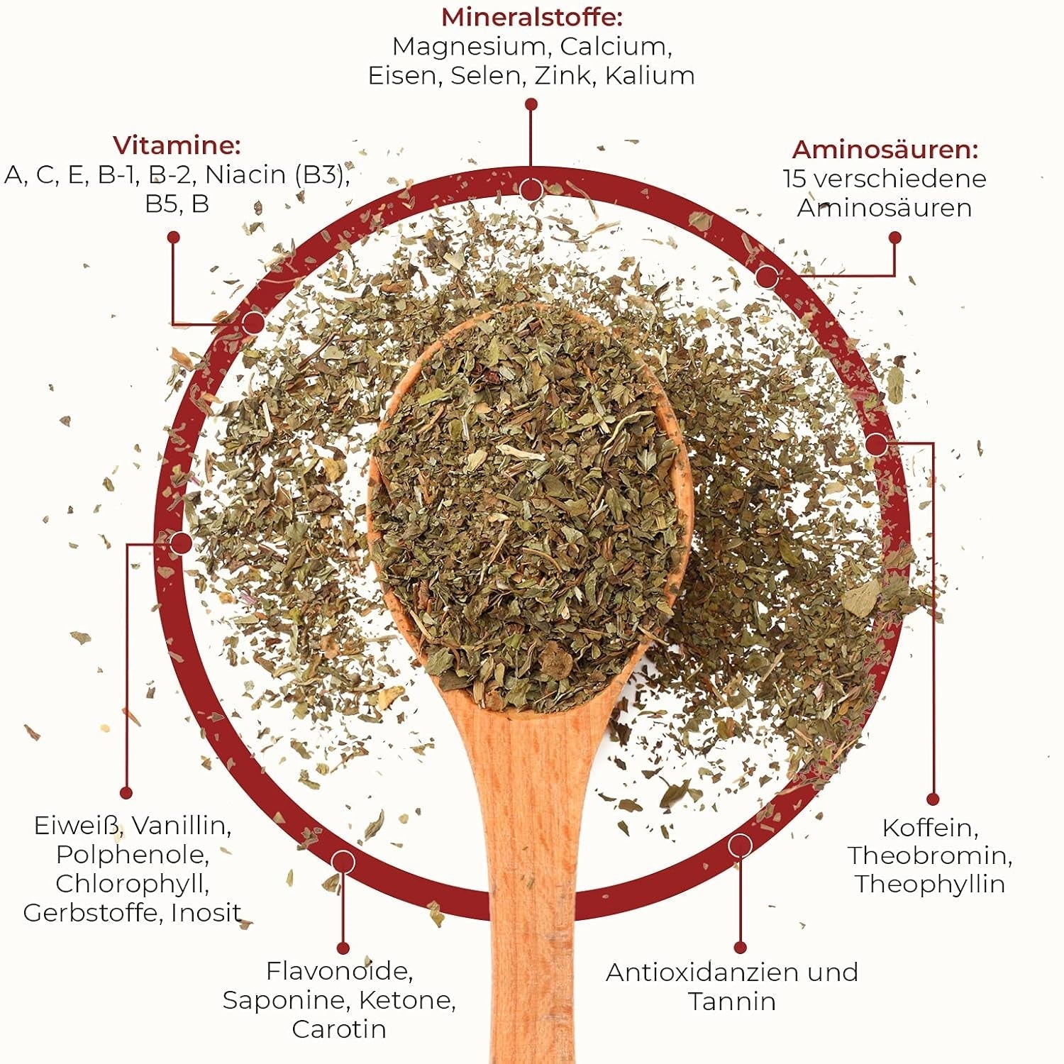 Ceai Taragui Yerba Mate Elaborada Con Palo 1 kg | Ceai mate din Argentina - Perioada de maturare este de 12 luni | Băutură detoxifiantă și energizantă