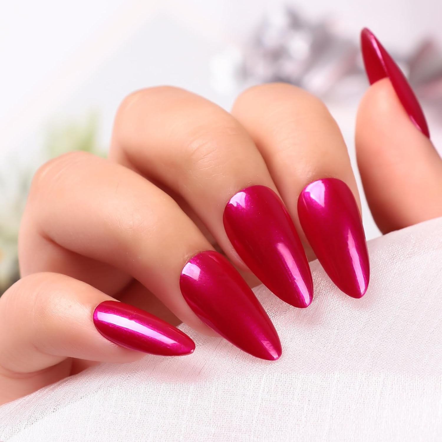 Oja cu uscare rapidă, ojă Crimson Summer pentru nail art, ojă obișnuită 12,1 ml