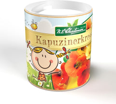 Marigold seeds Chrestensen Colorful Mix - Free pollinated seeds 30g for approx. 25m² - Shaker for garden children