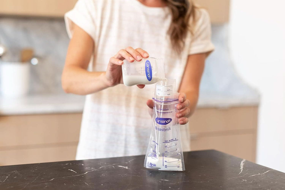 Lansinoh storage bags for breast milk, 25 pieces Food and Breastfeeding Accessories Bebe Naty Shop