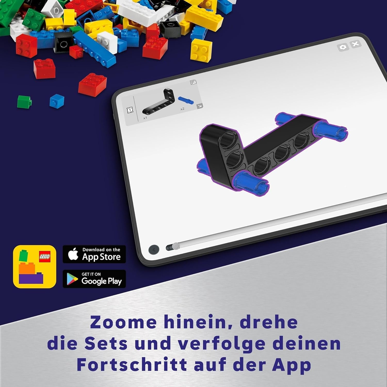 LEGO Technic Vtol Space Transporter LT81, Space Building Set, Space Toy, Spaceship, Mini Rover Playset, Gift for Boys and Girls Over 10 Years Old 42181 Building Sets Besuche den LEGO-Store