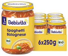 Spaghetti Bolognese for children, 250g, pack of 6 (6 x 250g)