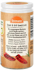 Ostmann Gewürze – Steak & Grill Gewürzsalz, leckeres Gewürzláz zum Grillen & Anbraten von würzigen Steaks, ideal auch für Grillgerichte ohne Fleisch, 60 g