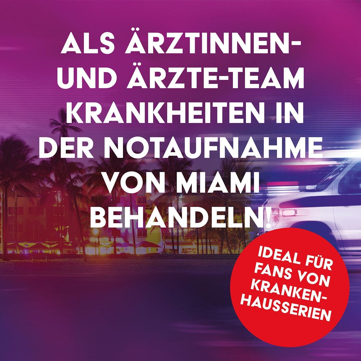 KOSMOS 684426 Medical Mysteries - Miami medical co-op RPG Medical Crime Files board game for ages 16 and up