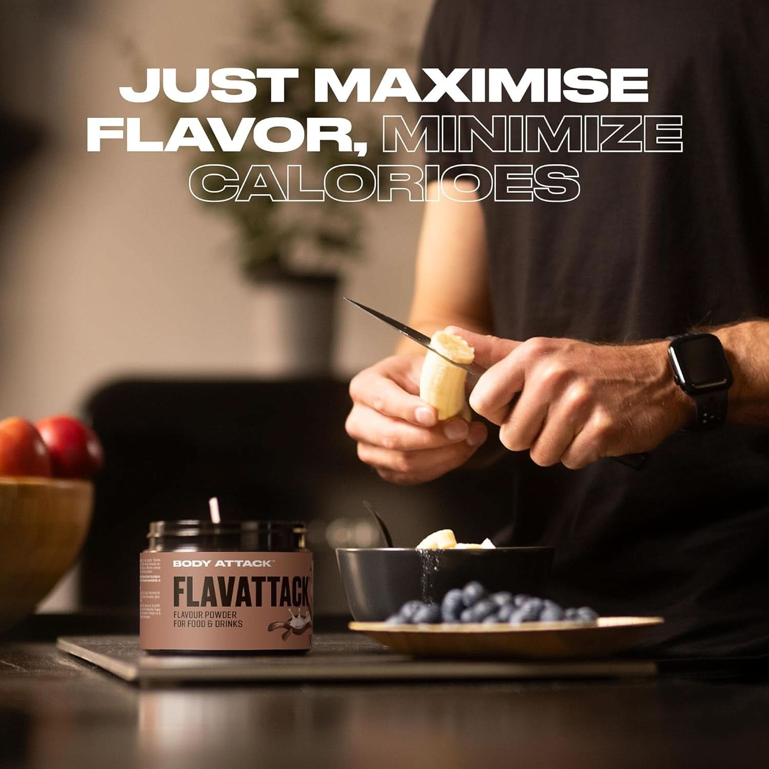 Body Attack Flavattack®, Double Choc Brownie, 250G / 83 servings Aromas Naty Shop