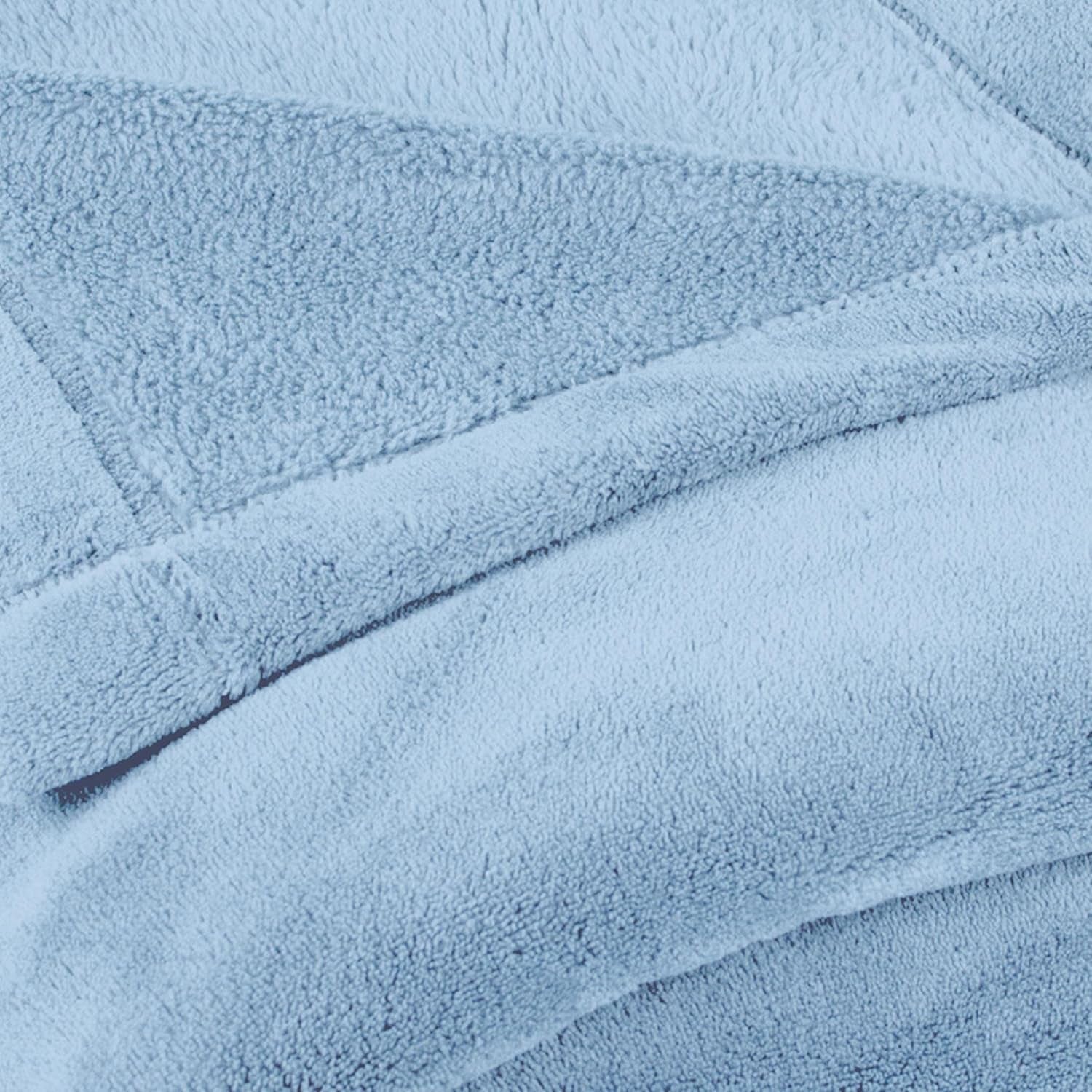Celinatex fluffy blanket 150 X 200 Cm light blue blanket sofa warm blanket soft microfiber Fleece Oeko-Tex Montreal Beds and Covers Besuche den CelinaTex-Store