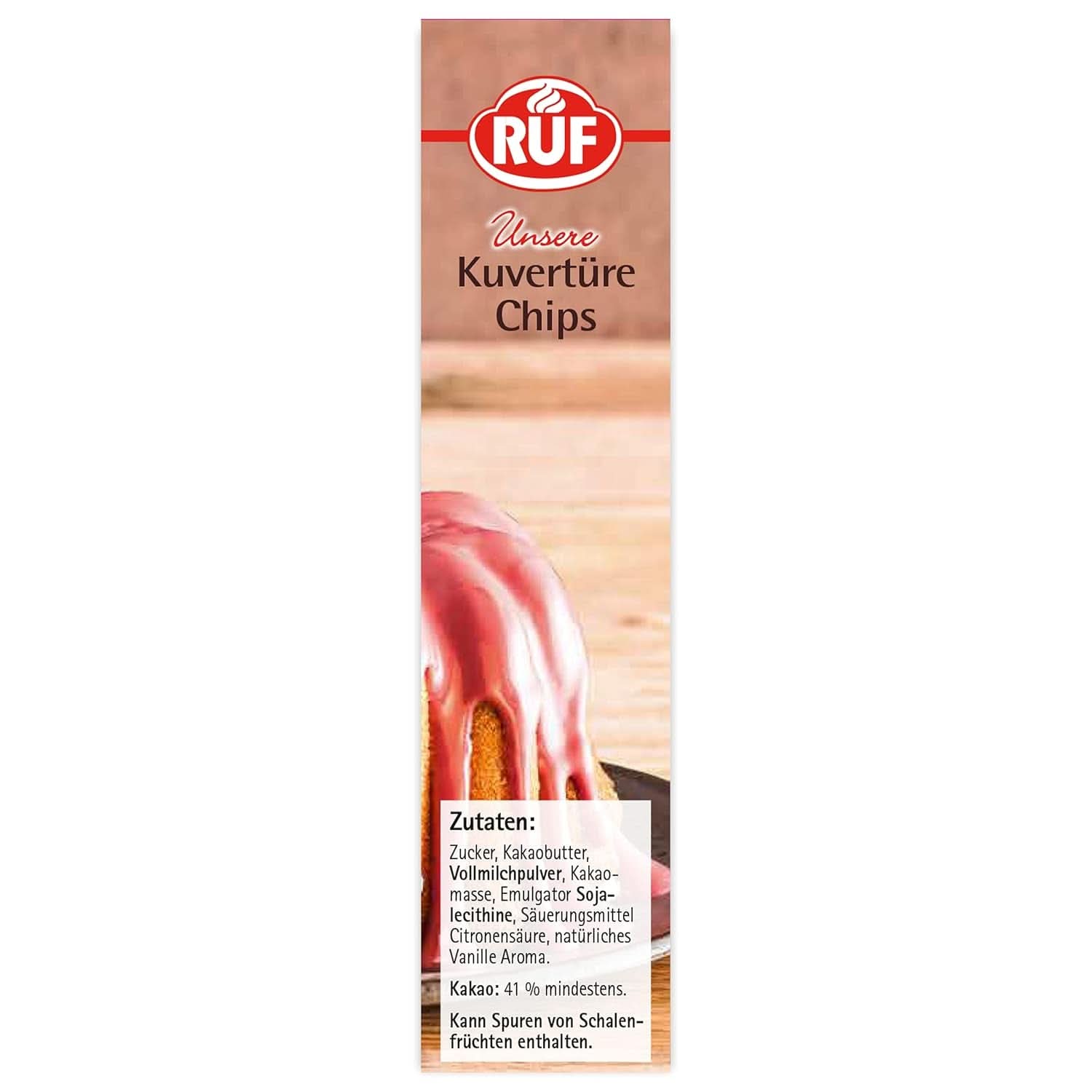 RUF Couverture Chips Ruby, 100 grams Glazes and Decor Naty Shop