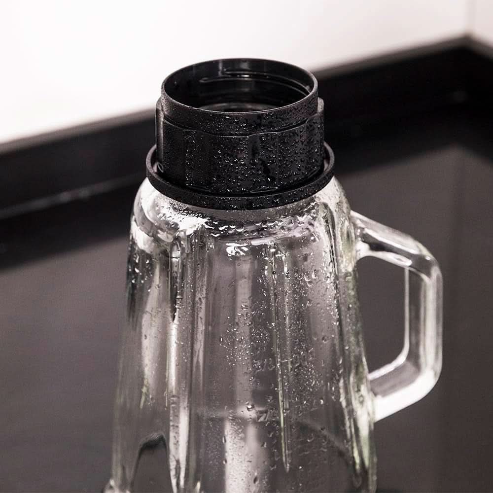 Cecotec Mixer Glas Power Schwarz Titan 1000 INOX. 1000 W, Edelstahlgehäuse, 6-Blatt-Blatt Mit Schwarzer Titanbeschichtung, 1.5-L-Glaskrug, 5 Geschwindigkeiten [Energieeffizienzklasse a +] Kitchen Naty Shop