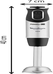 DD6558 DD655810 Quickchef 3-In-1 Tauchmixer, Powelix-Technology, 3 Zubehörteile, Edelstahl, Stahl/Schwarz Kitchen Naty Shop