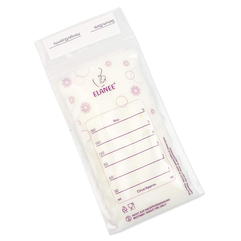 ELANEE breast milk bags, with neutral flavor and pre-sterilized Accessories Food and Breastfeeding Bebe Naty Shop