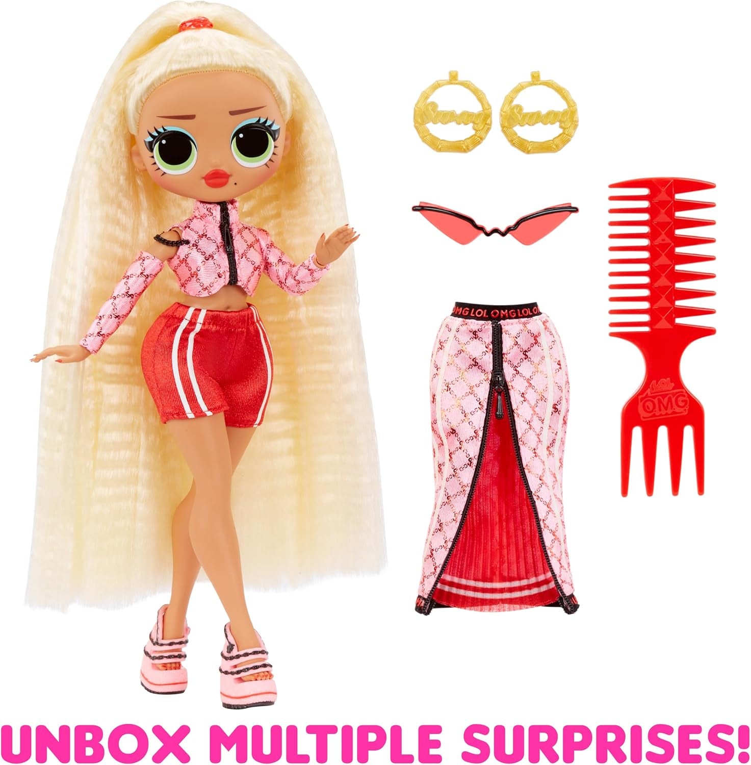 L.O.L. Surprise! OMG Modepuppe - Swag - Mit Zahlreichen Überraschungen, Einschließlich Wandelbarer Mode und Fabelhaften Accessoires - Toll für Kinder ab 4 Jahren, Rosa