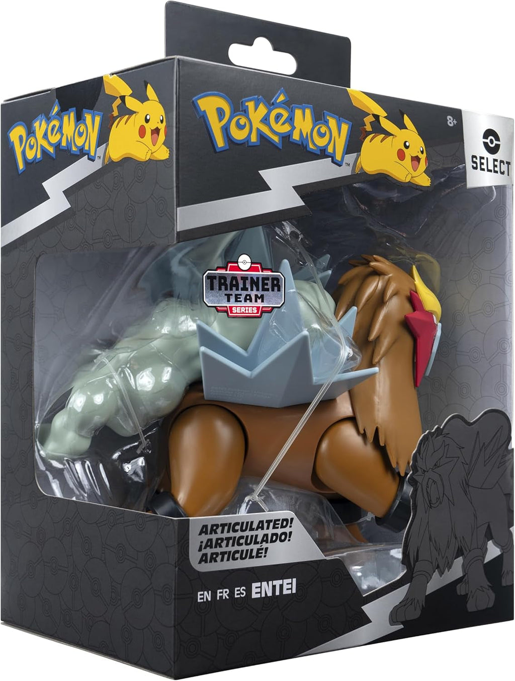 Pokémon Pkw3201-15Cm Select Figure - Entei, figură mobilă oficială Action figures Naty Shop