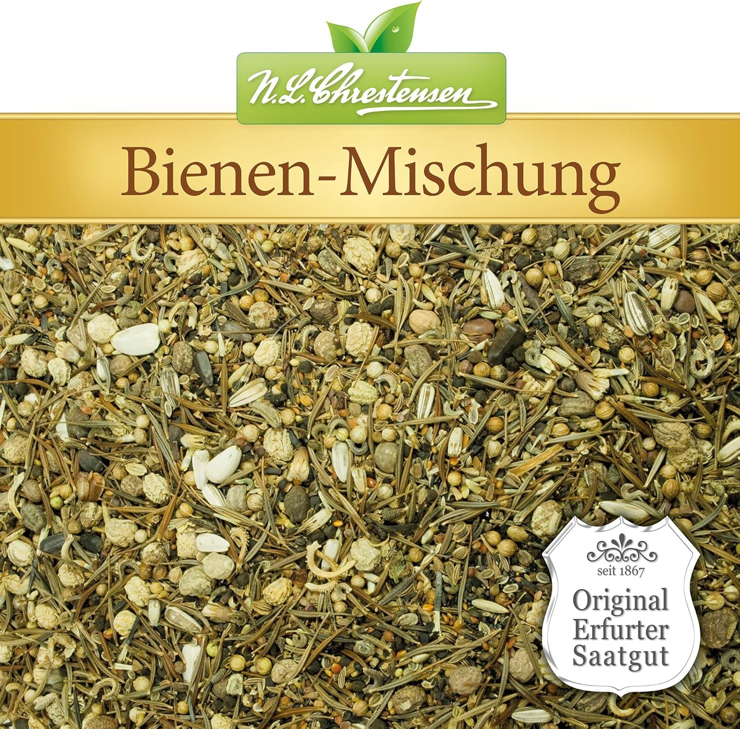 NL Chrestensen Large Bucket - A Paradise for All Insects, Bee Pasture, Bee Friendly Flower Seed Mix, Multicolor