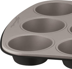 Gustosa Backform 12 Muffin Aus Stahl, Antihaftbeschichte, Für Backofen, Schwarz, 38 X 27 Cm Molds and trays for baking Naty Shop