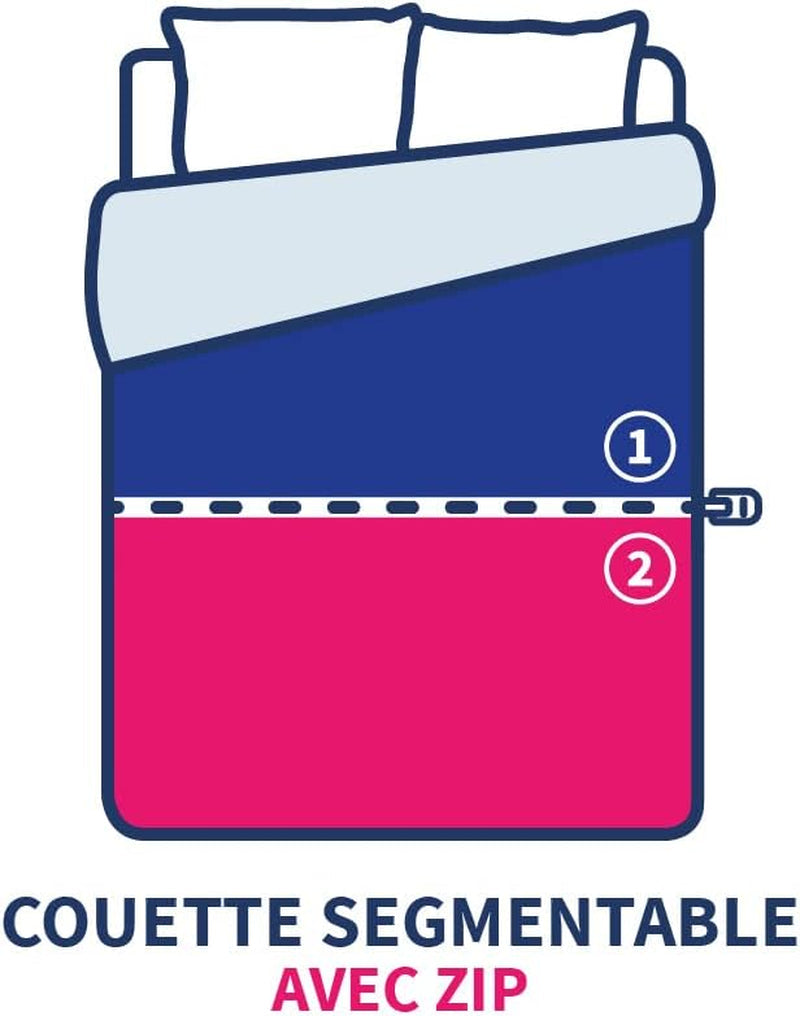 KSGB402460 Quilted bed for 2 people, easily washable, white, 220X240 cm Quilts and quilts Naty Shop