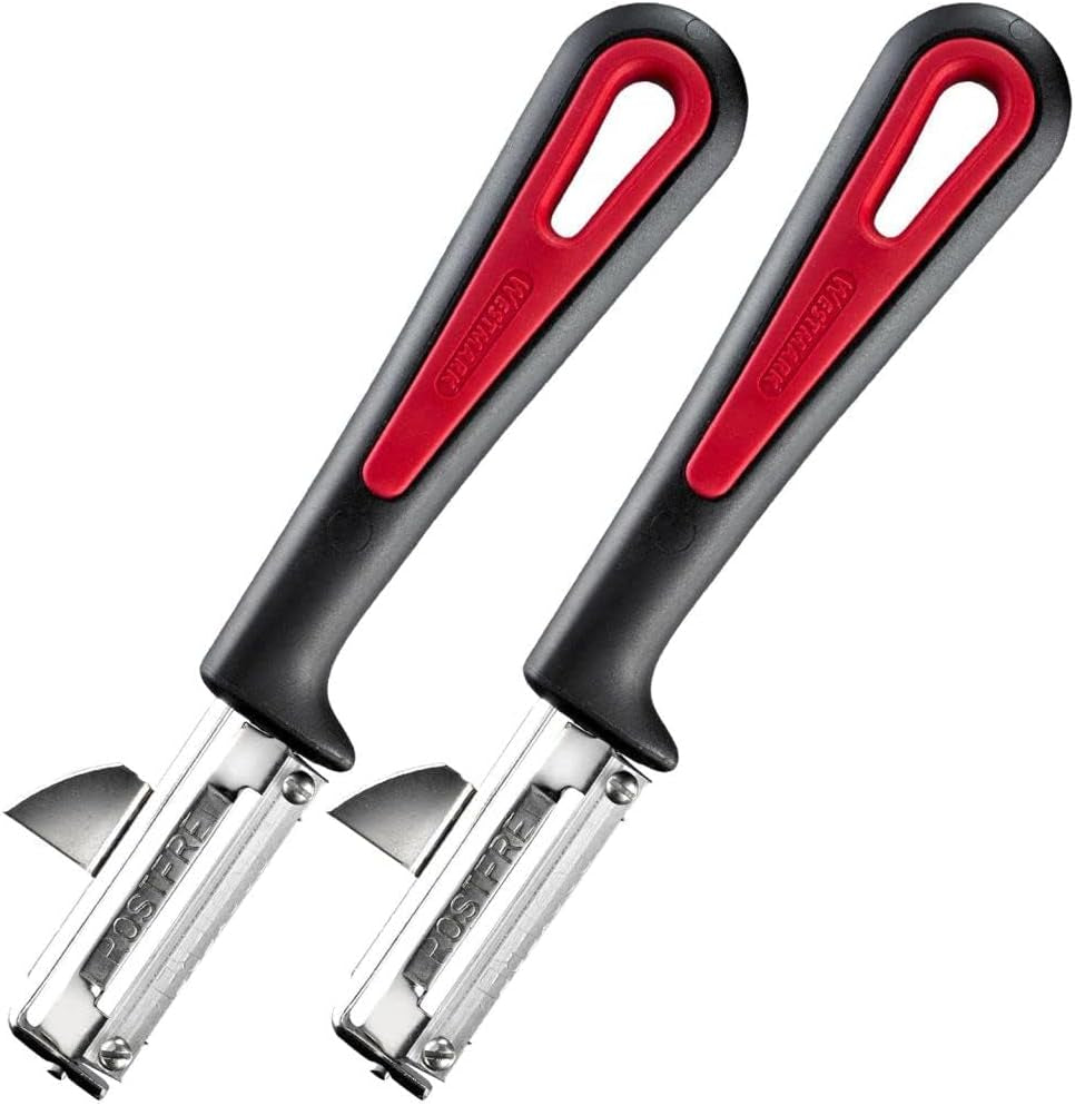 Westmark 29092270 Sparschäler Gallant, Pp/Tpe/Edelstahl, Schwarz / Red, 16.5 X 3.7 X 2 Cm Peeler Naty Shop Gallant set 2 pieces