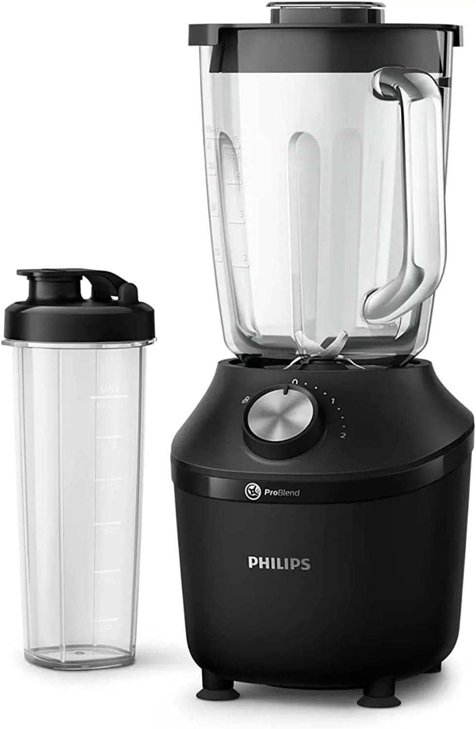 Philips Standmixer Und Smoothie Maker – 600W, 2-Liter-Becher, Homeid-App, 2 Geschwindigkeitsstufen + Impulsfunktion, Problend, Ice-Crush-Funktion (HR2291/41) Kitchen Naty Shop