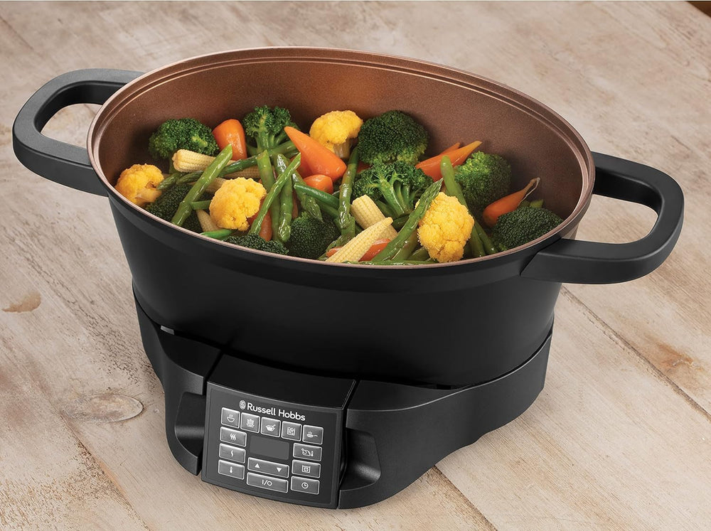 Multicooker Russell Hobbs 6.5L, digital display, 8 cooking functions Slow Cooker Naty Shop