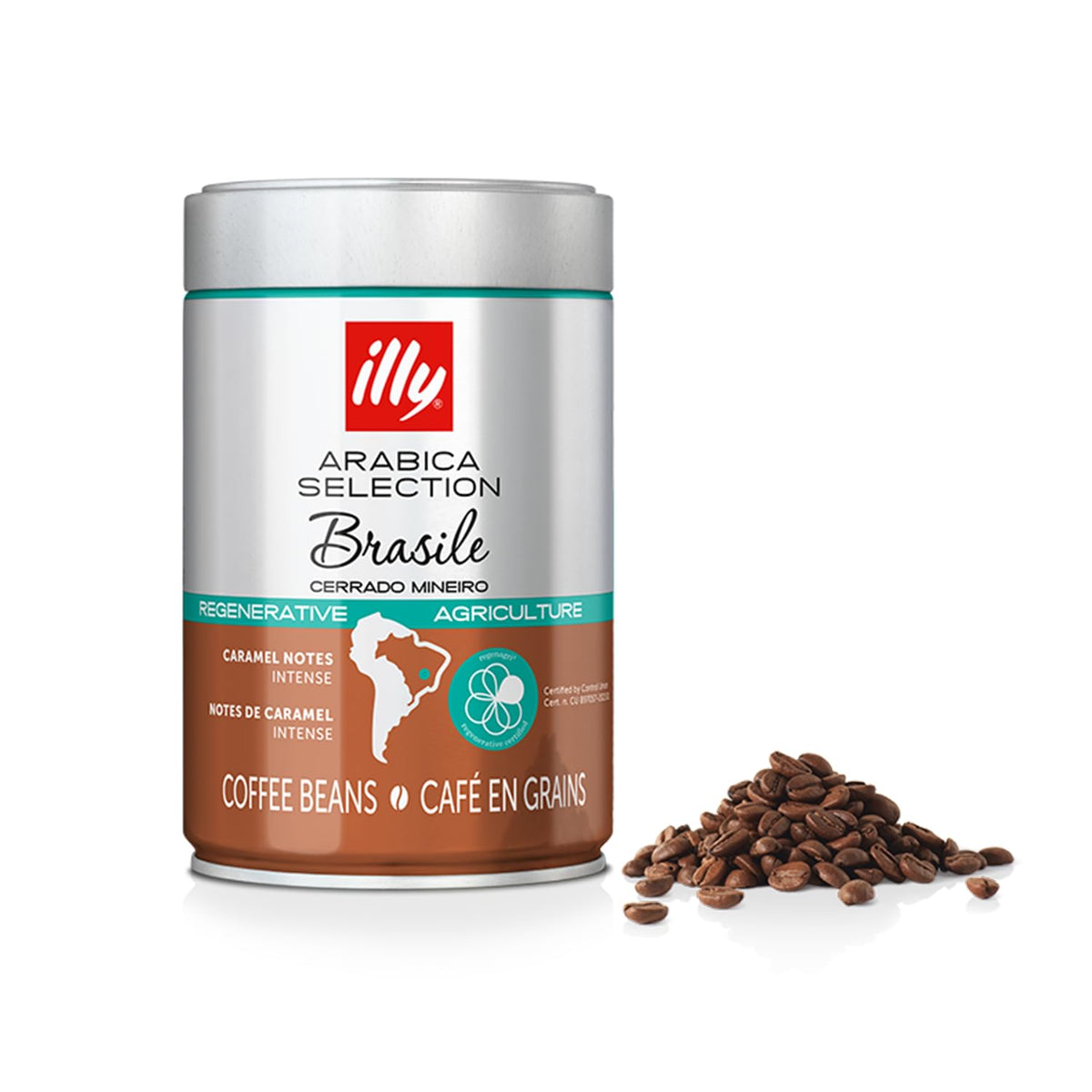 Boabe de cafea Illy Arabica Selection Brazil, 250 g