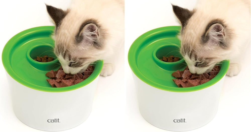 Catit Multi Feeder, Futternapf für Nass- und Trockenfutter, Futternapf für Katzen