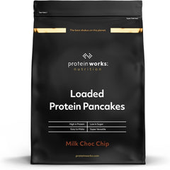 Protein Works - Loaded Protein Pfannkuchen | Premium Pfannkuchen Mischung | Eiweiß Pancakes | Protein Pancakes | 8 Servings | Natürlich | 500G Mixture for baking and cooking Naty Shop 500 G (1Er Pack) Natürlich
