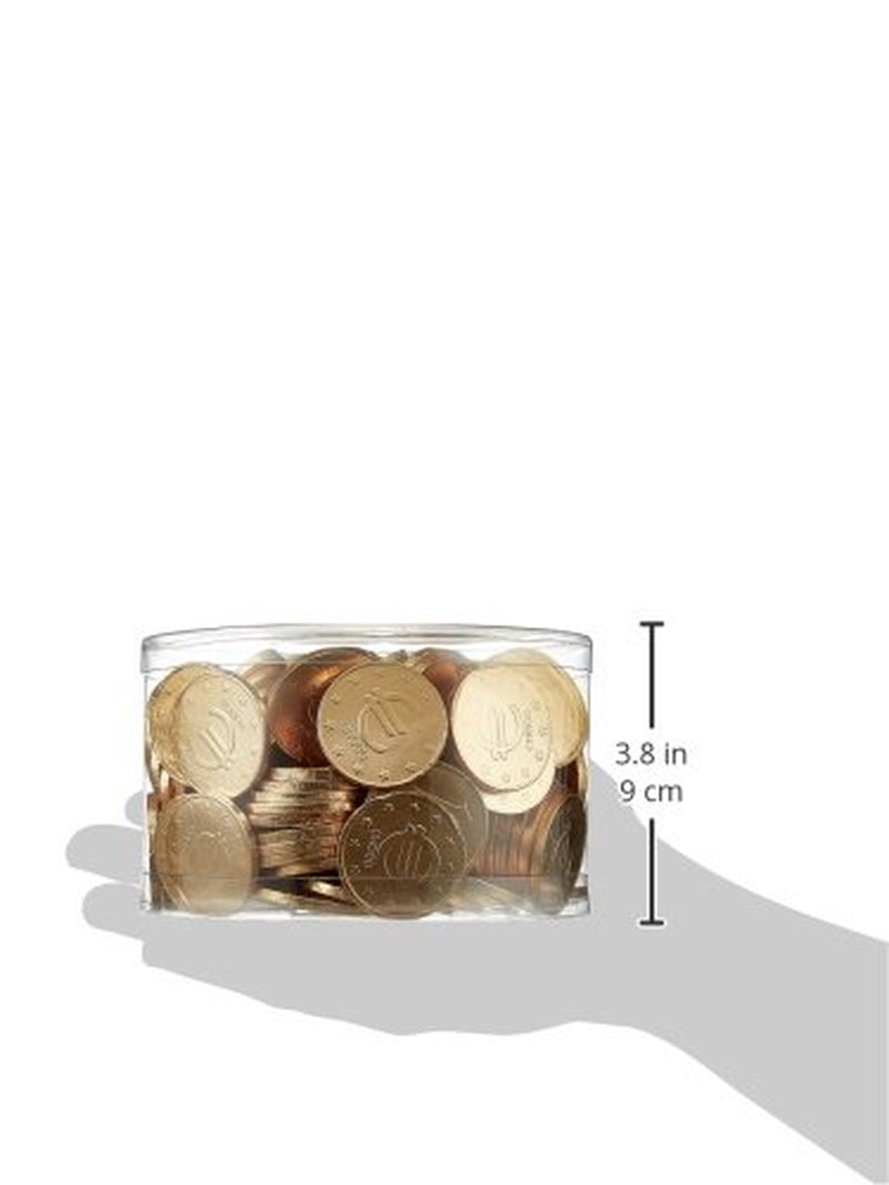 Theobroma Goldgeld Schokoladen Euros, Lose Münzen in Der Dose, 1Er Pack (1 X 1 Kg) Naty Shop