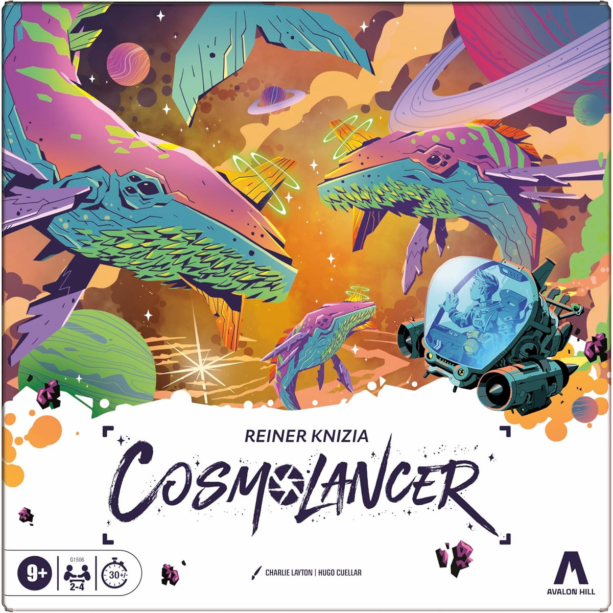 Cosmolancer, a strategic board game by Reiner Knizia