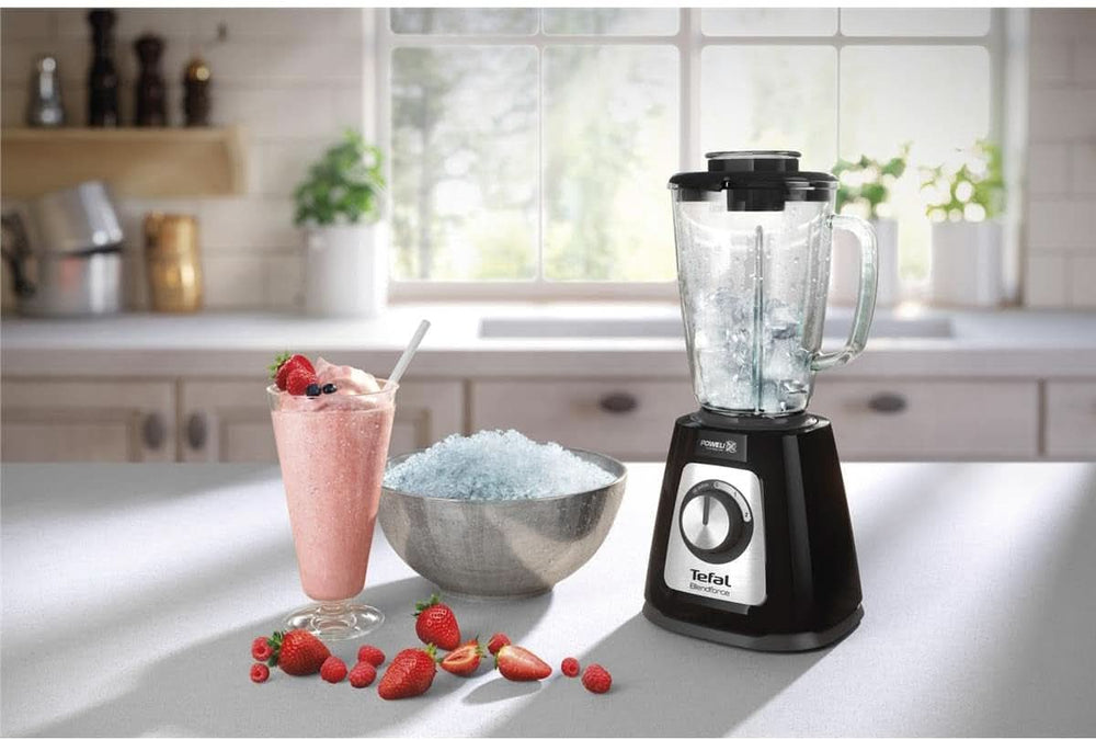 Tefal BL435831 BL4358 Standmixer, Glas, 1.75 Liters, Schwarz Kitchen Naty Shop